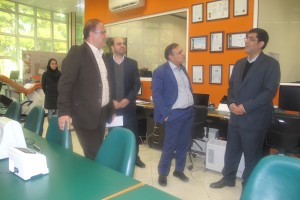 Dr. Masaeli head of The Medical Devices Department, visited Parto Negar Persia